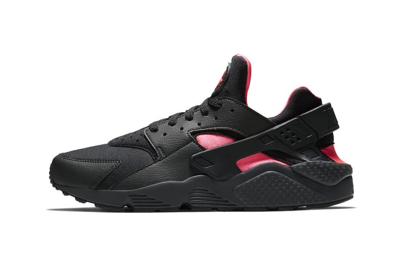 Black and cheap red huaraches nike