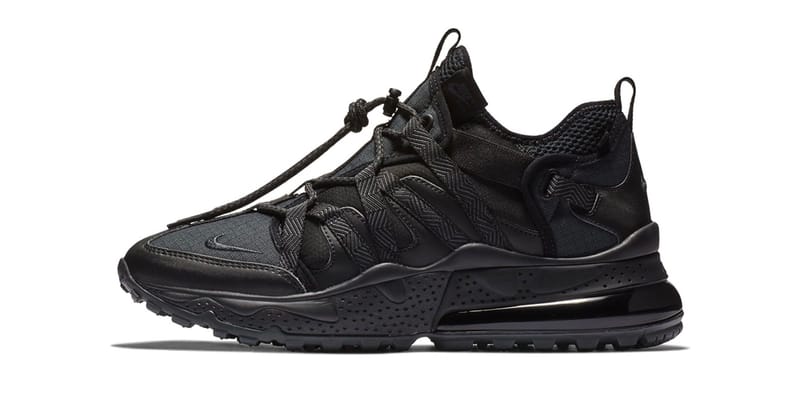 Nike air max 270 bowfin trainers in hotsell triple black