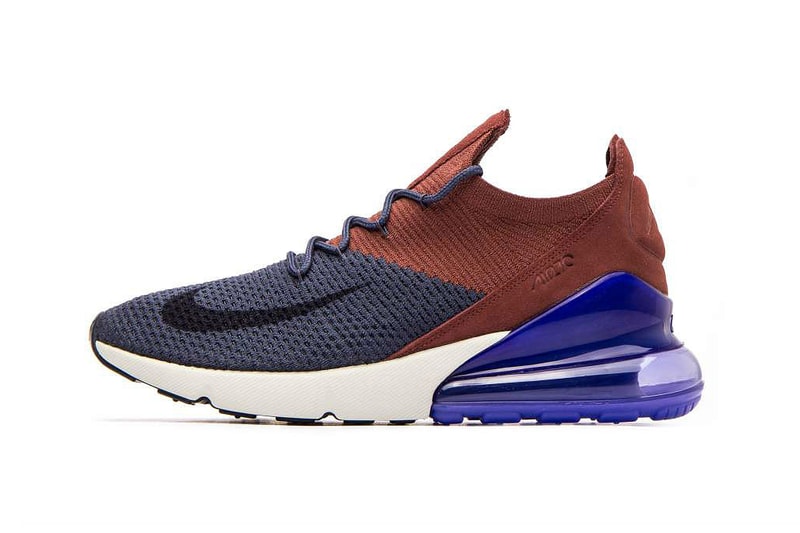 Nike Air Max 270 Flyknit "Thunder Blue" Release | Hypebeast
