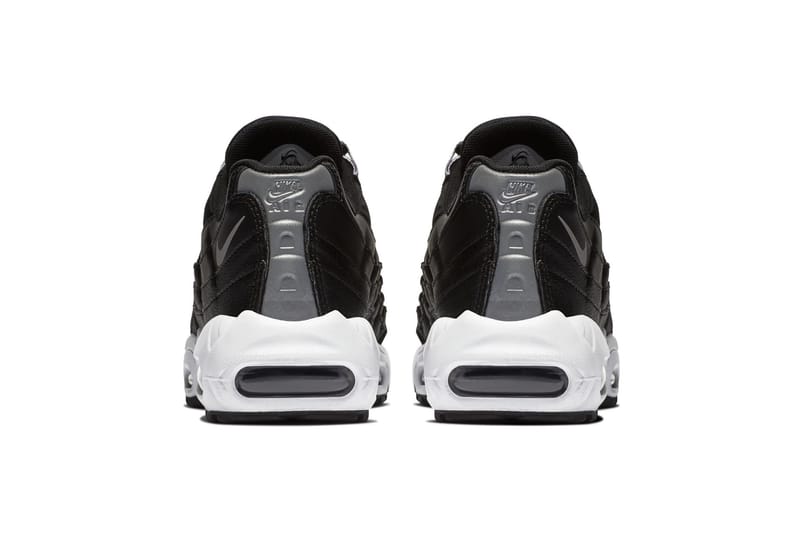 Air max 95 hot sale black reflect silver