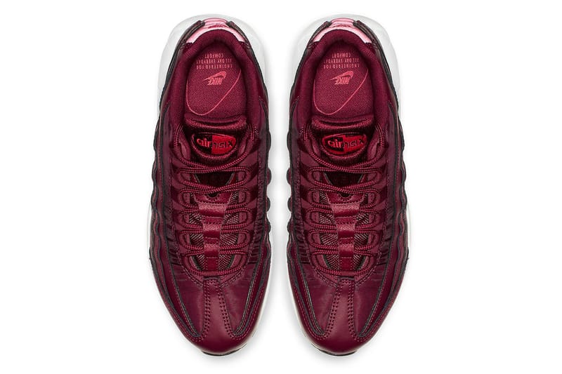 Maroon air max clearance 95