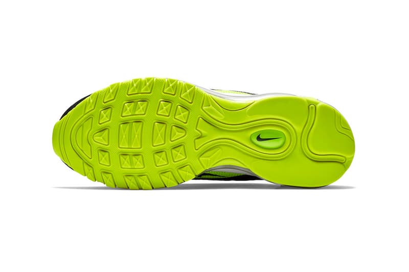 neon green nike 97