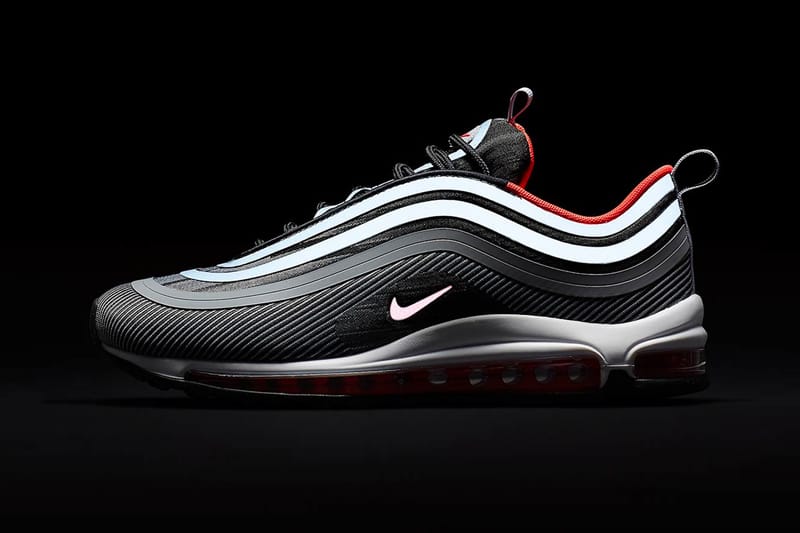 Air max 97 ultra cheap 17 black white habanero red