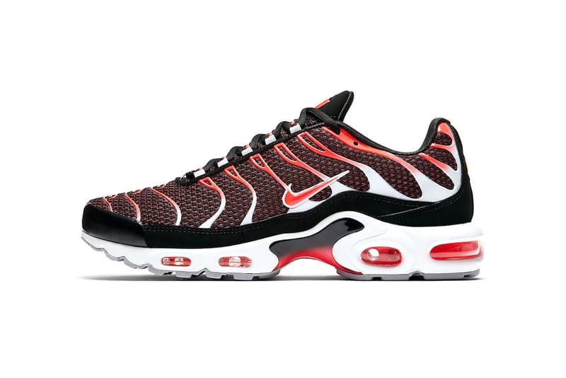 Men's nike air max tn 2018 plus on sale white red black