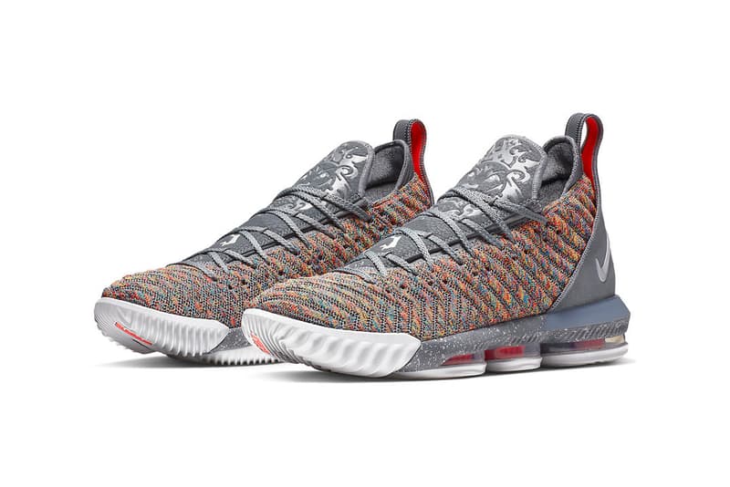 nike lebron multicolor
