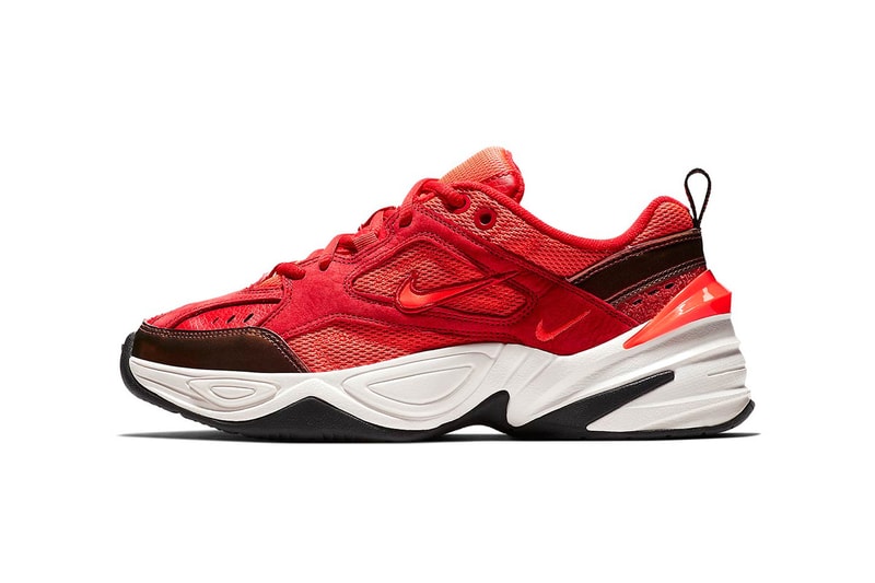 m2k tekno red suede