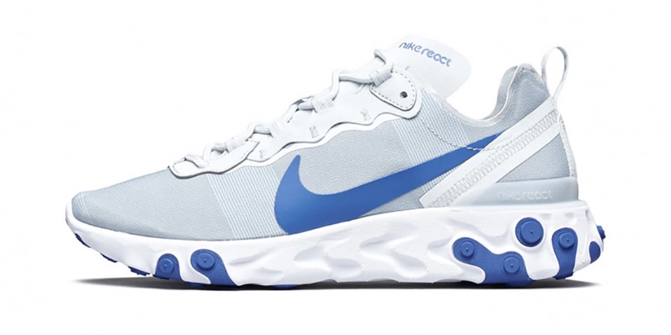 nike react element black and blue