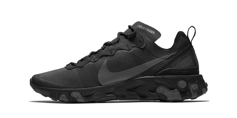 Nike react sale element 55 black