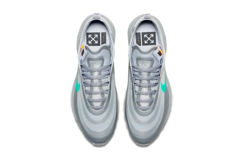 nike air max 97 x off white menta