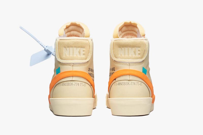 Nike x off-white blazer outlet mid canvas / orange