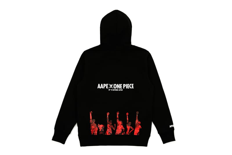 Bape x one shops piece hoodie