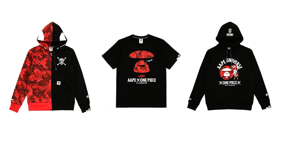 One piece bape hoodie Clearance