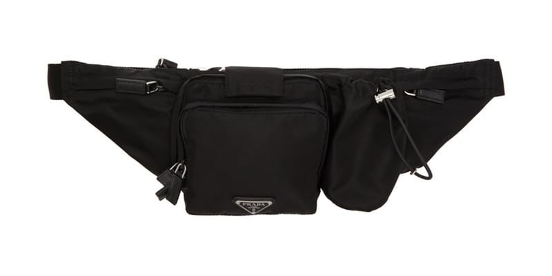 Prada black cheap fanny pack