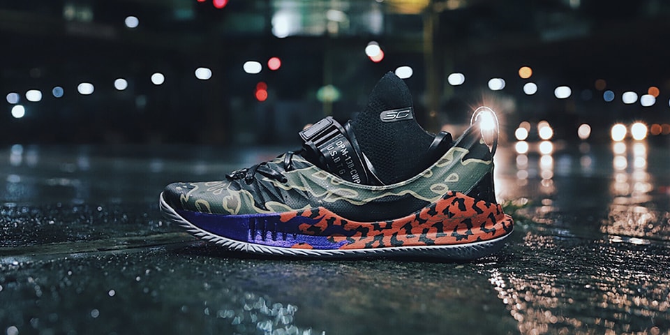 SBTG & Limited Edt Custom Under Armour Curry 5 | HYPEBEAST