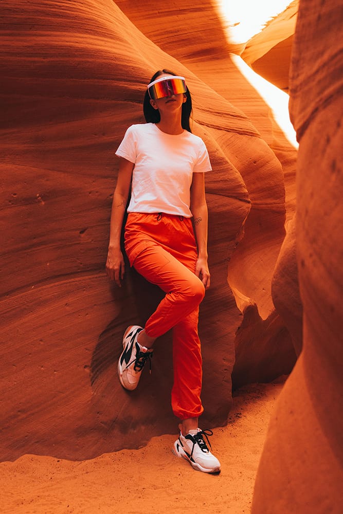 Puma thunder shop desert orange