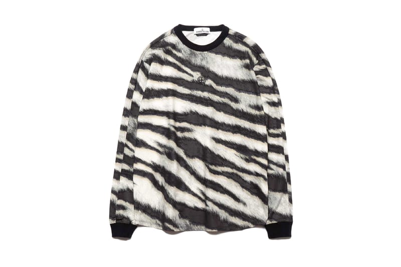 Stone island zebra on sale sweatshirt