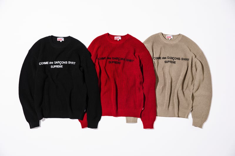 Cdg 2025 supreme sweatshirt