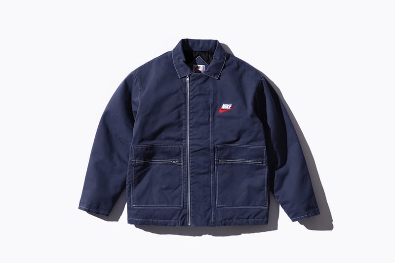 Supreme nike double discount zip quilted work jacket