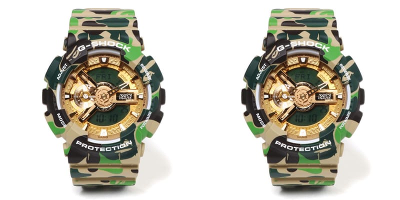 信頼 CASIO 25周年 APE GA-110 25th BAPE G-SHOCK 腕時計(デジタル) - daloon.com