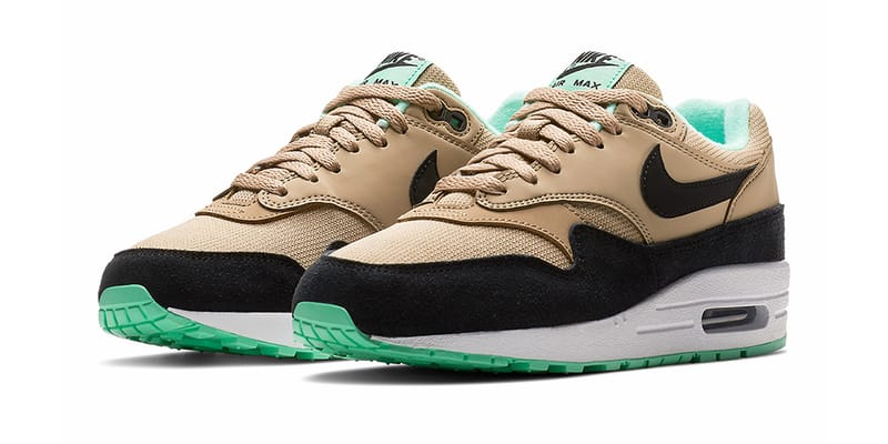 Nike air max hot sale 1 desert black green