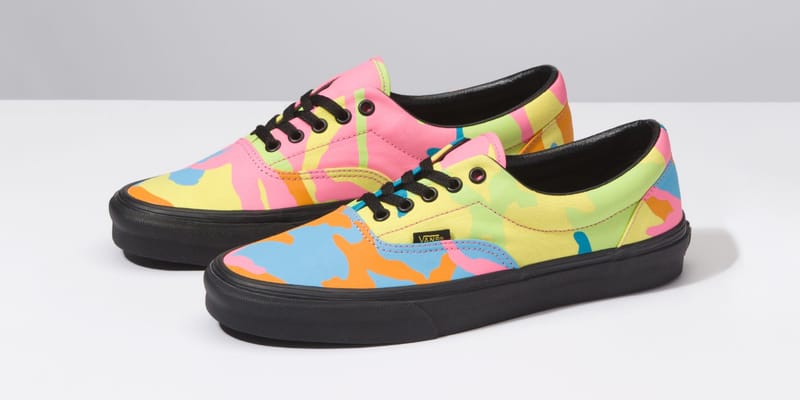 Neon camo era vans on sale