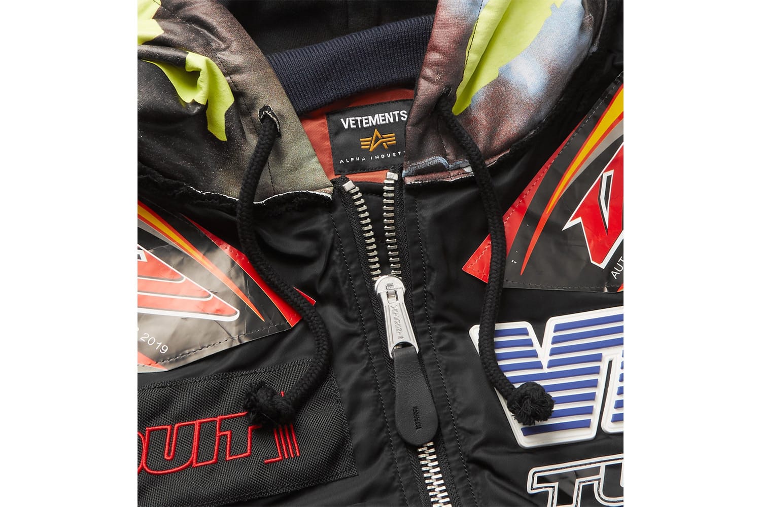 Vetements x Alpha Industries Hooded Racing Jacket | Hypebeast
