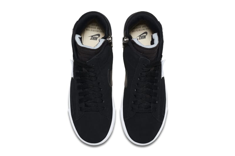 Nike blazer mid outlet rebel black white