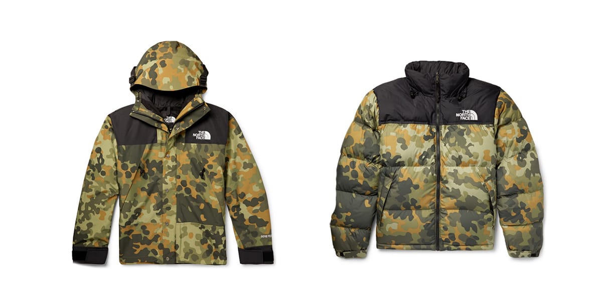 The North Face Mountain Camo Print Item Release | Hypebeast
