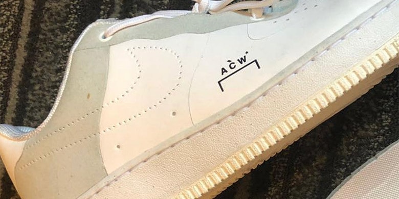 nike air force 1 low a cold wall white