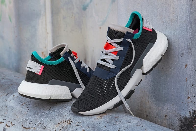 Adidas originals pod-s3.1 trainers shop in black and pink