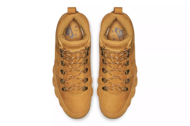 Jordan 9 shop wheat boots