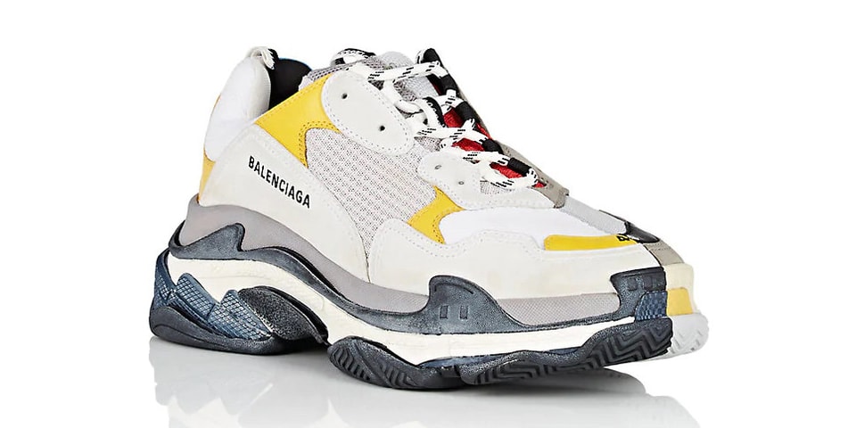 balenciaga triple s half half