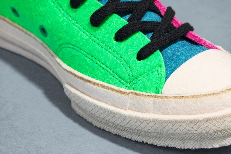 Converse x jw anderson green best sale