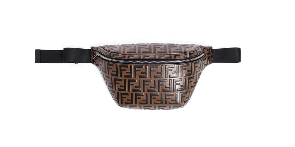 fendi belt bag brown