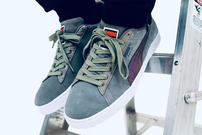 Puma x staple sales pigeon suede classic sneakers