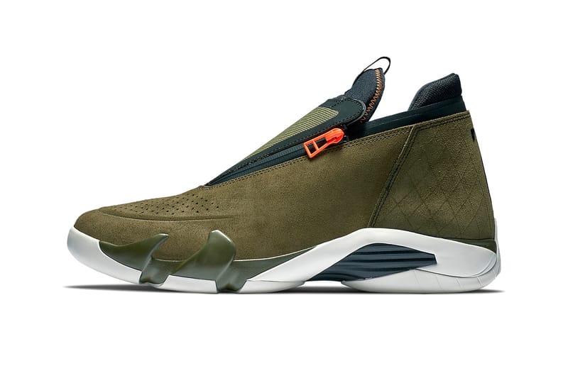 Jordan hot sale 14 olive