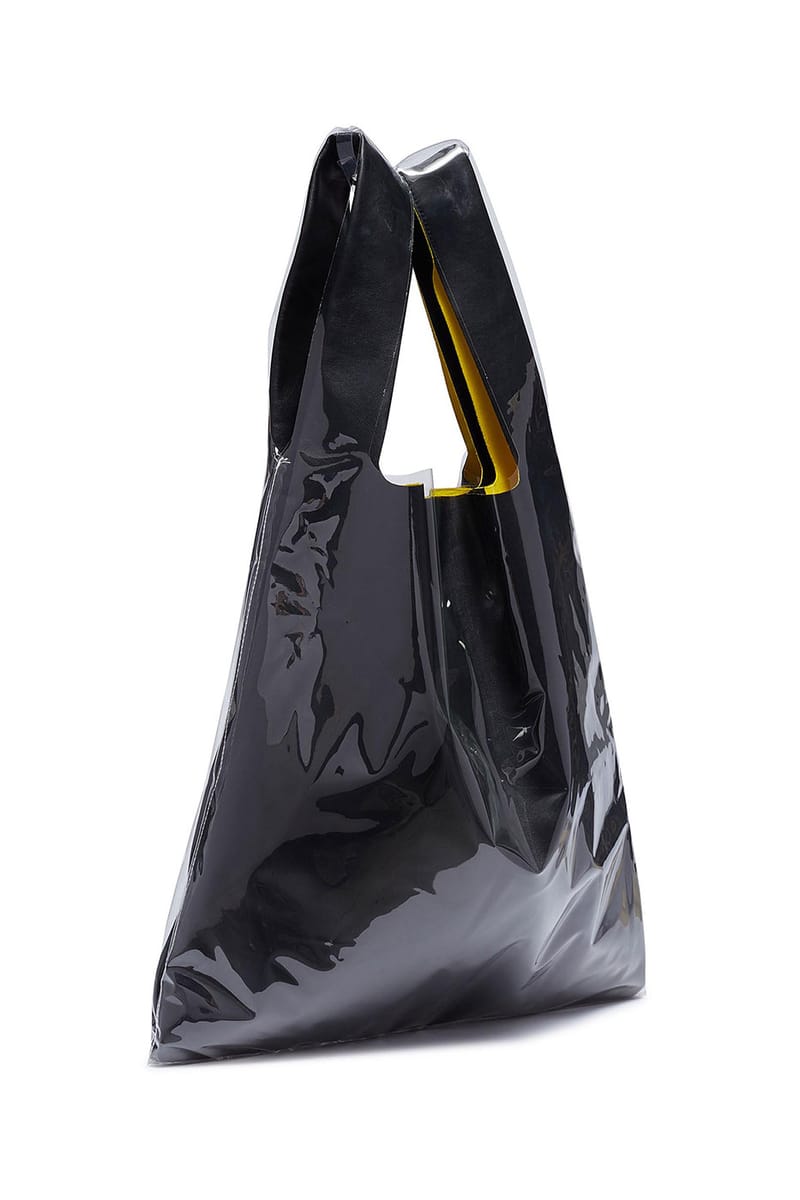 Black discount pvc bag