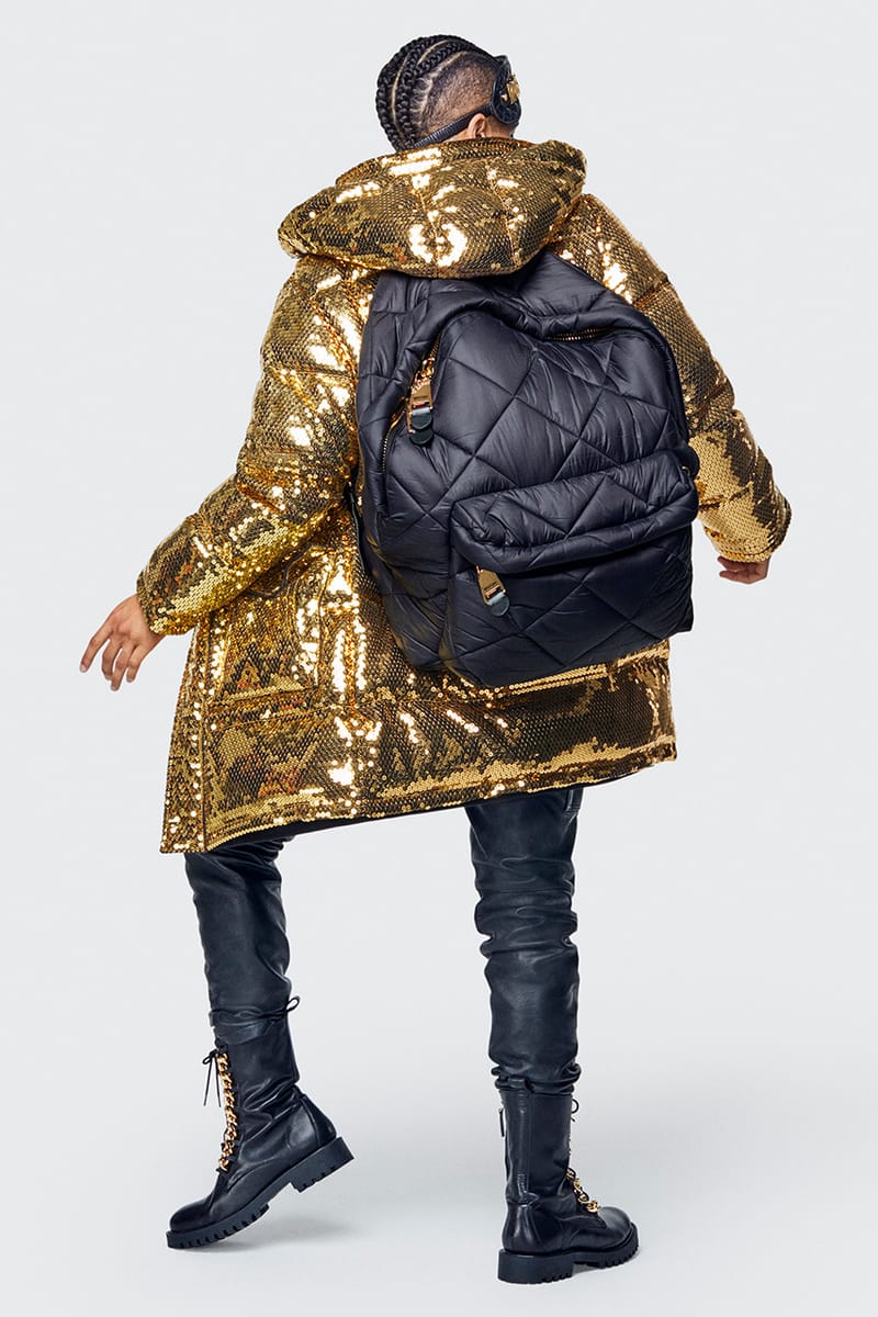 Moschino h&m hotsell gold jacket