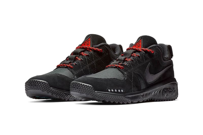 Nike ACG Dog Mountain Triple Black Red Laces Hypebeast