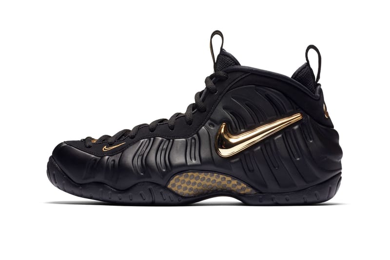 Nike Air Foamposite Pro “Black/Metallic Gold” | Hypebeast