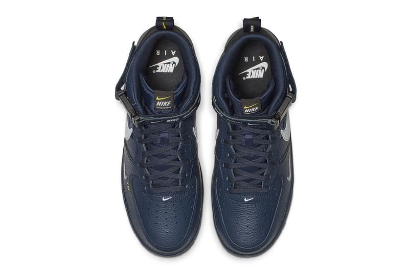 air force 1 with navy swoosh