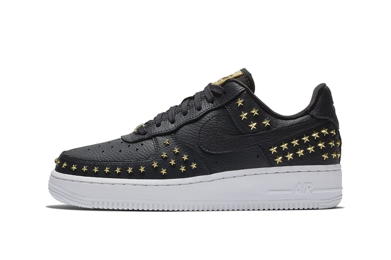 Nike Air Force 1 07 Star Studs In Black White Hypebeast