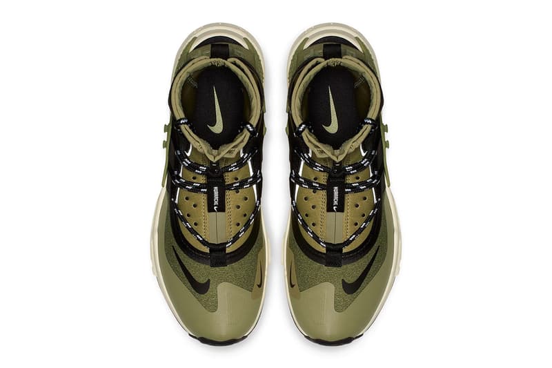 olive green and black huaraches