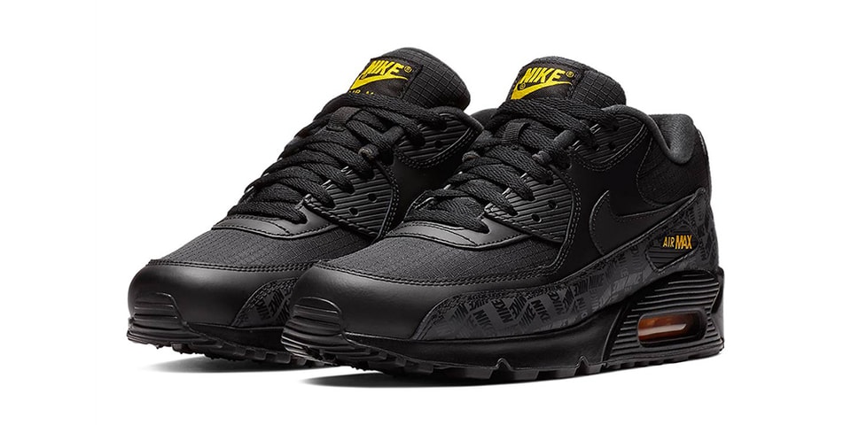 nike air max 90 black yellow