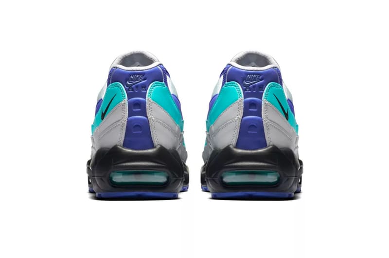 Air max 95 sales aqua on feet