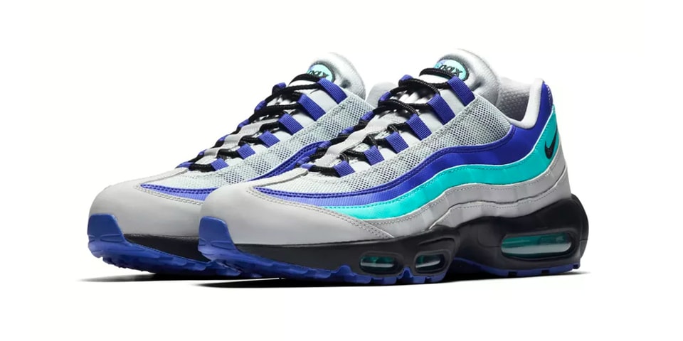 air max 95 aqua blue