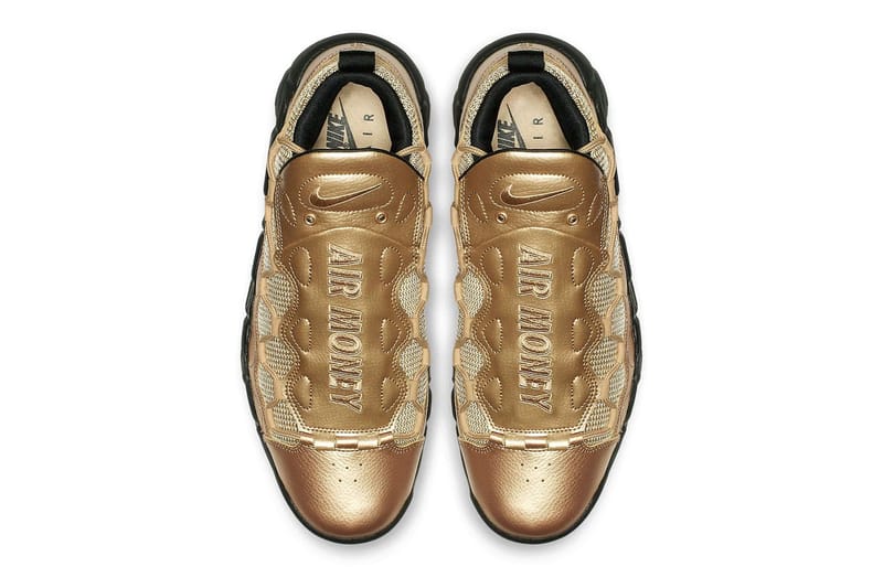 Air money 2025 shoes gold