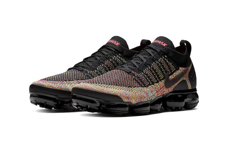 black multi color vapormax