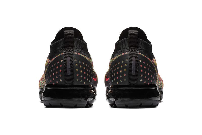 nike vapormax multicolor black