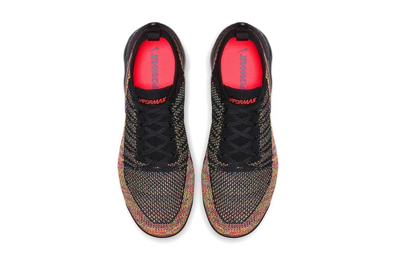 nike vapormax multicolor black